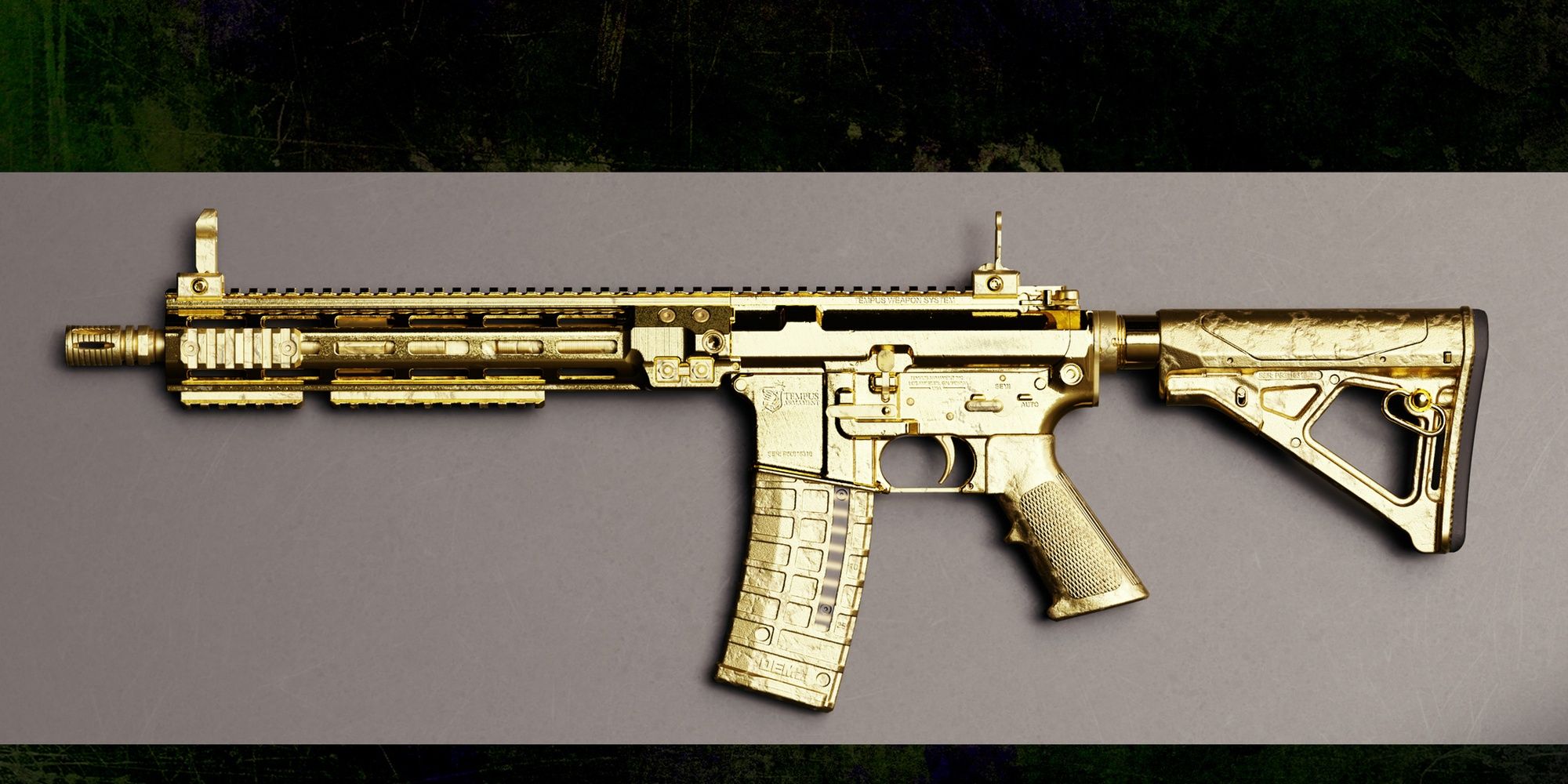 Modern Warfare 2 2022 M4 With Gold Camo