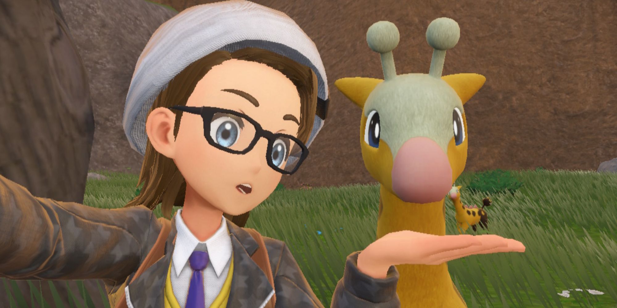 Pokemon Scarlet Violet Girafarig Selfie