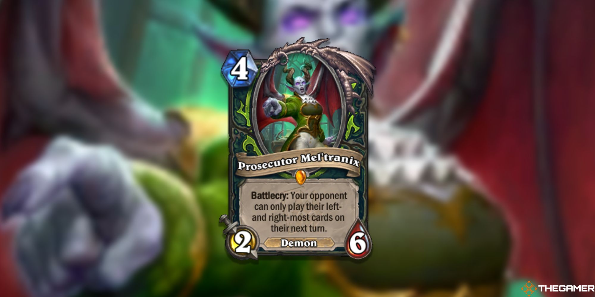Prosecutor Mel'tranix Hearthstone Card