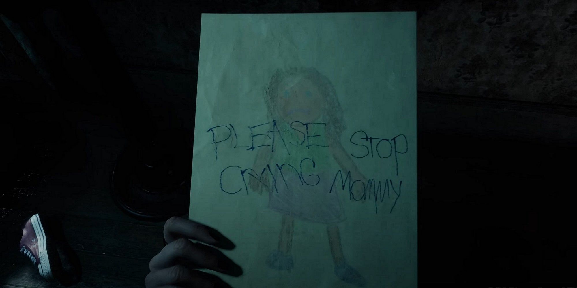 the devil in me drawing in the morello's room