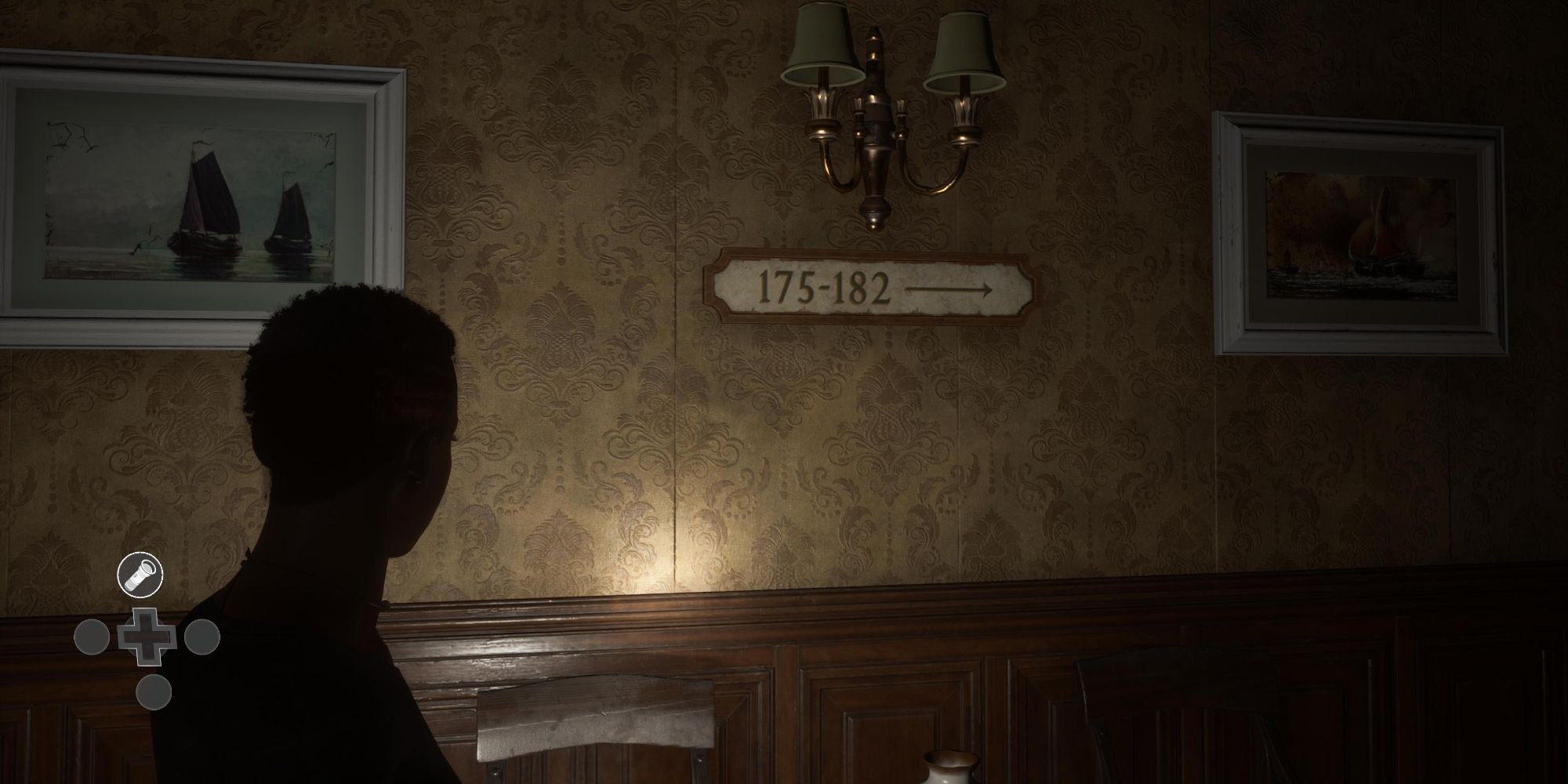 the devil in me hallway numbers jamie standing in 175-182 hallway
