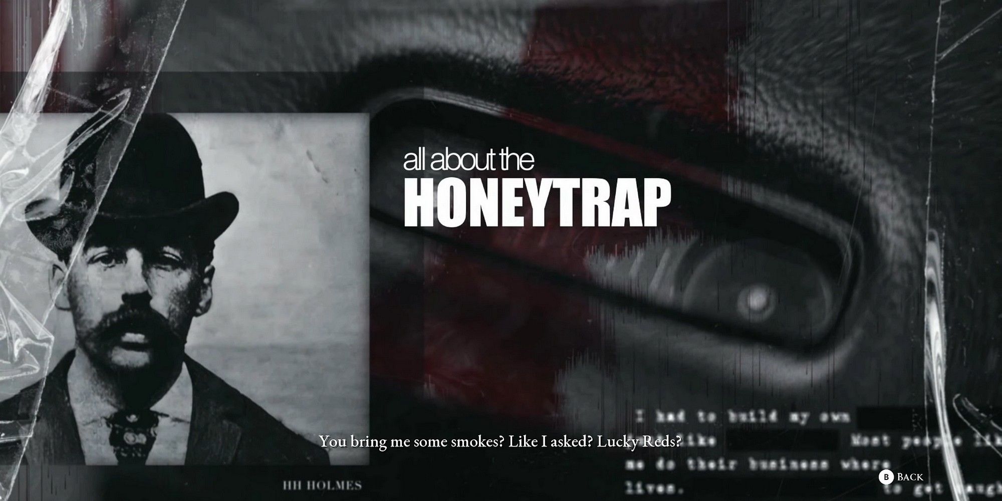the devil in me holmes during the sherman tape 2 recording