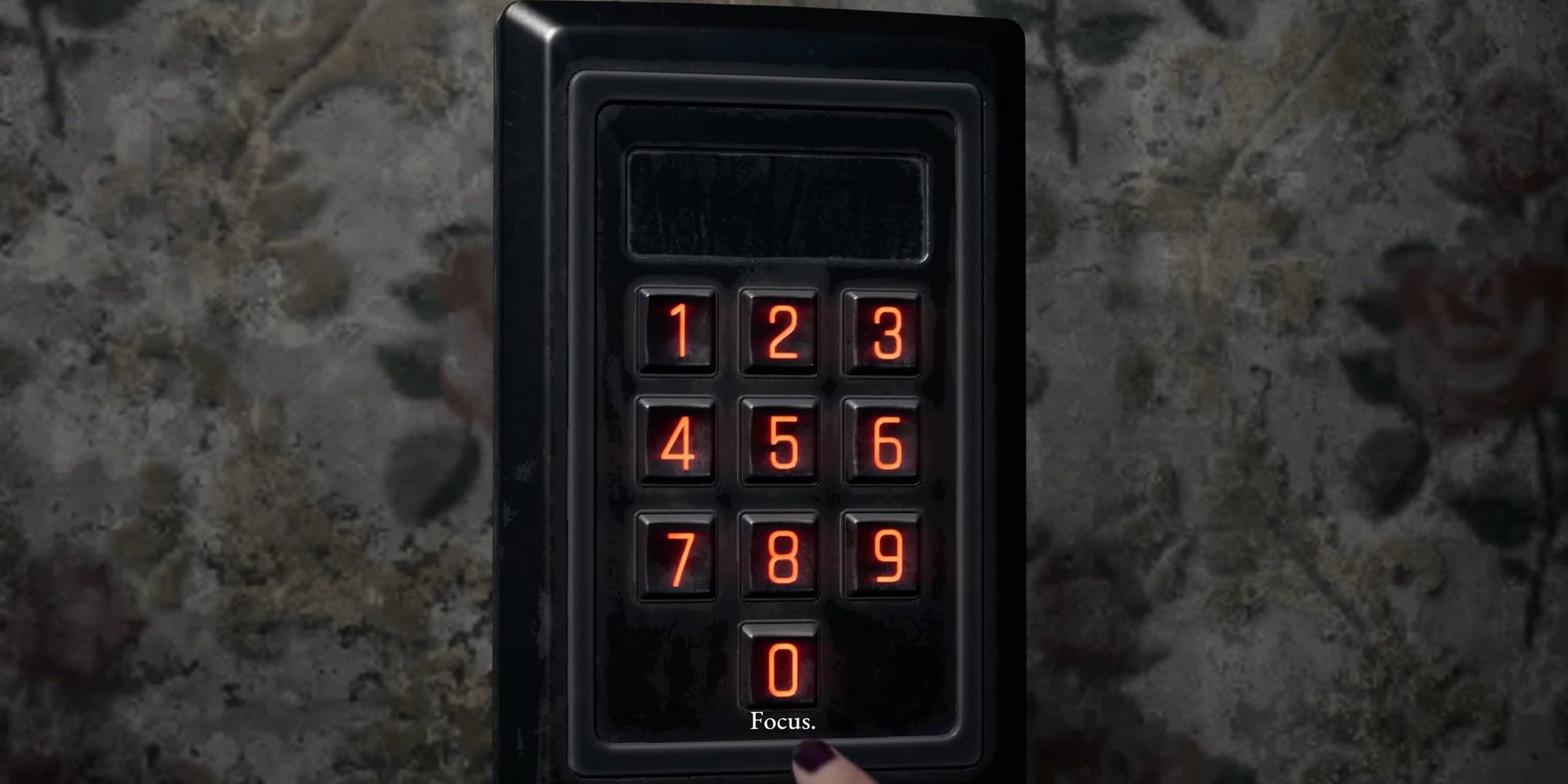 the devil in me pin pad code for the spare room in the morello's room