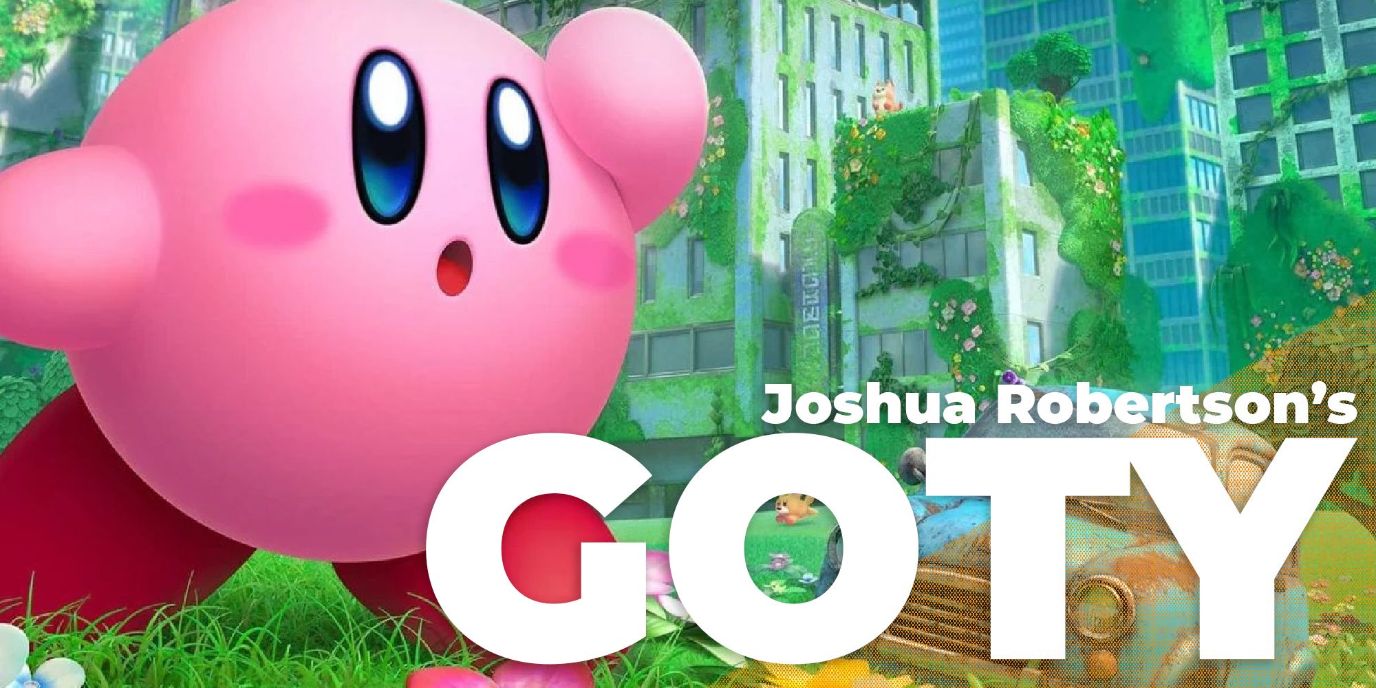 Kirby looking into the distance
