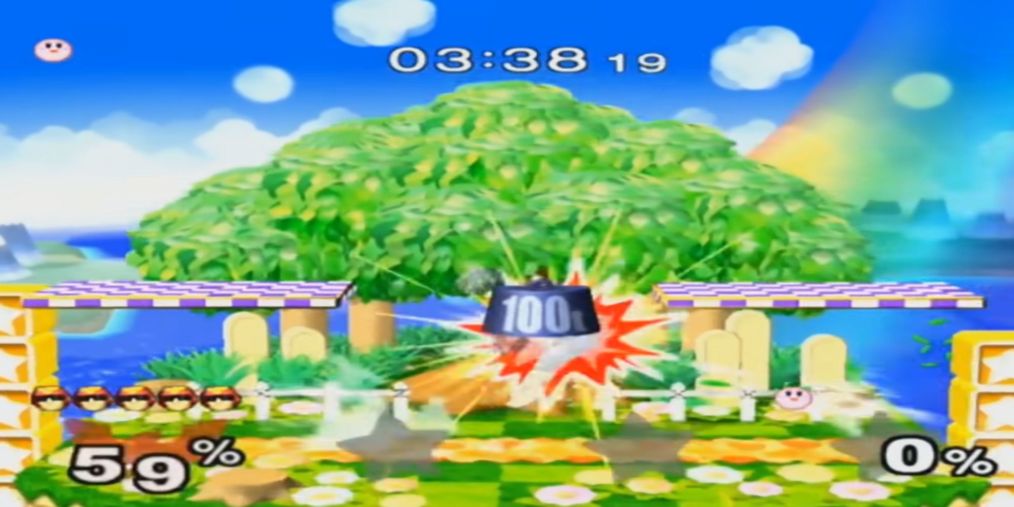 Kirby Fights Falcon in Kirbyland