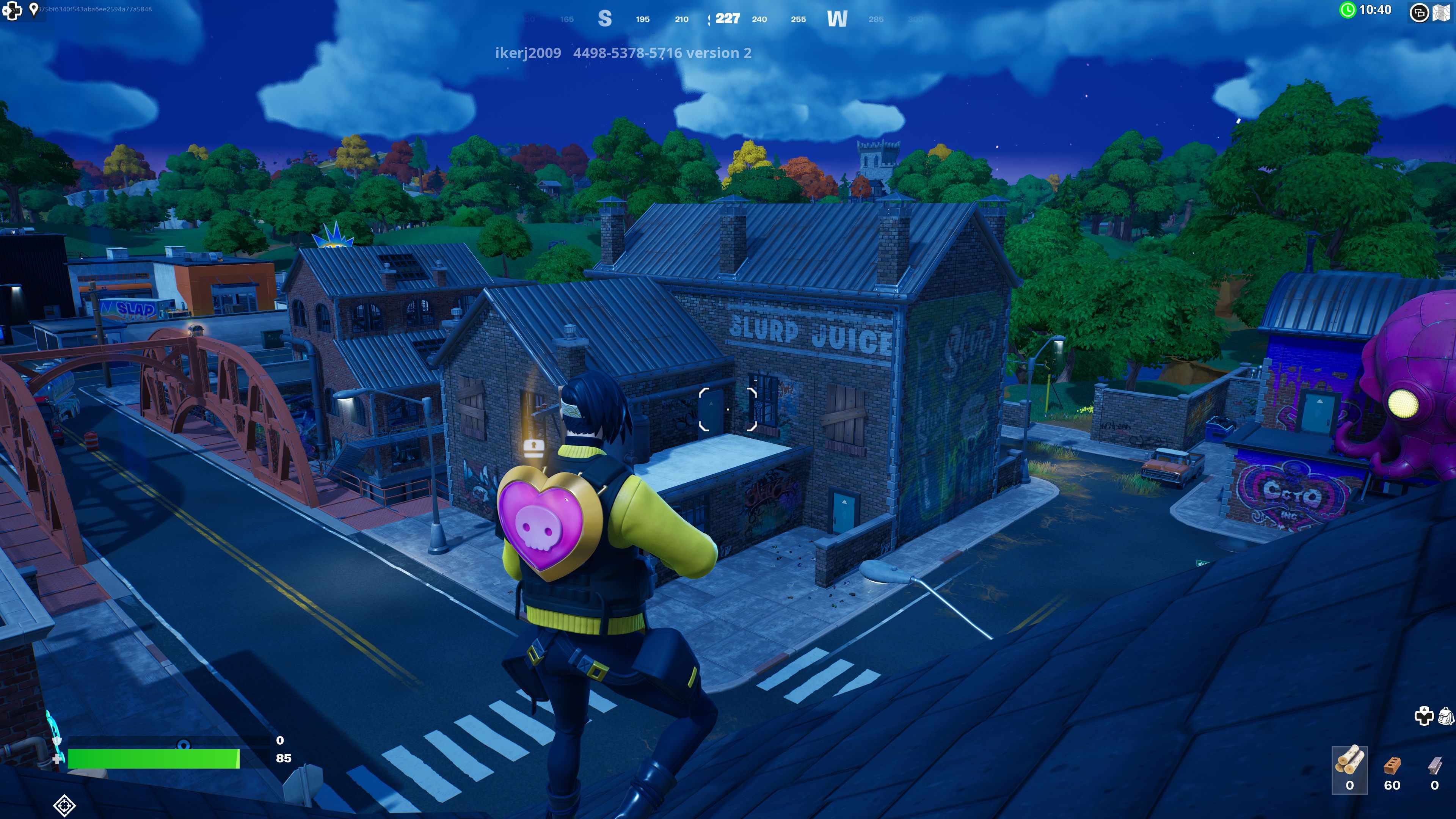 View of Fortnite Slappy Shores