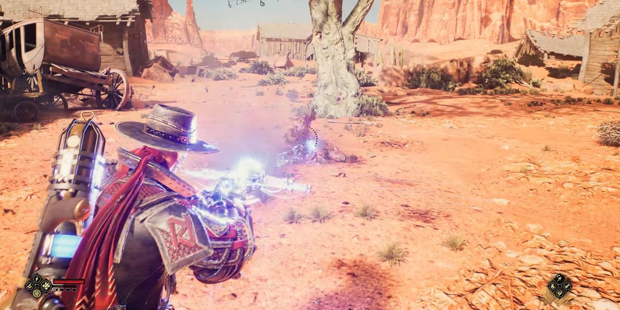 Evil West: The X-Bow Using The Amped Bolts Upgrade