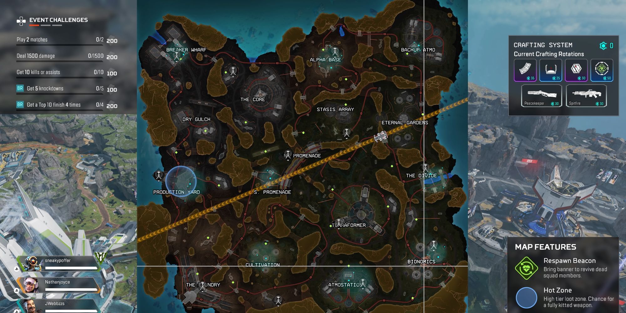 Apex Legends Broken Moon Full Map - Bionomics highlighted-1