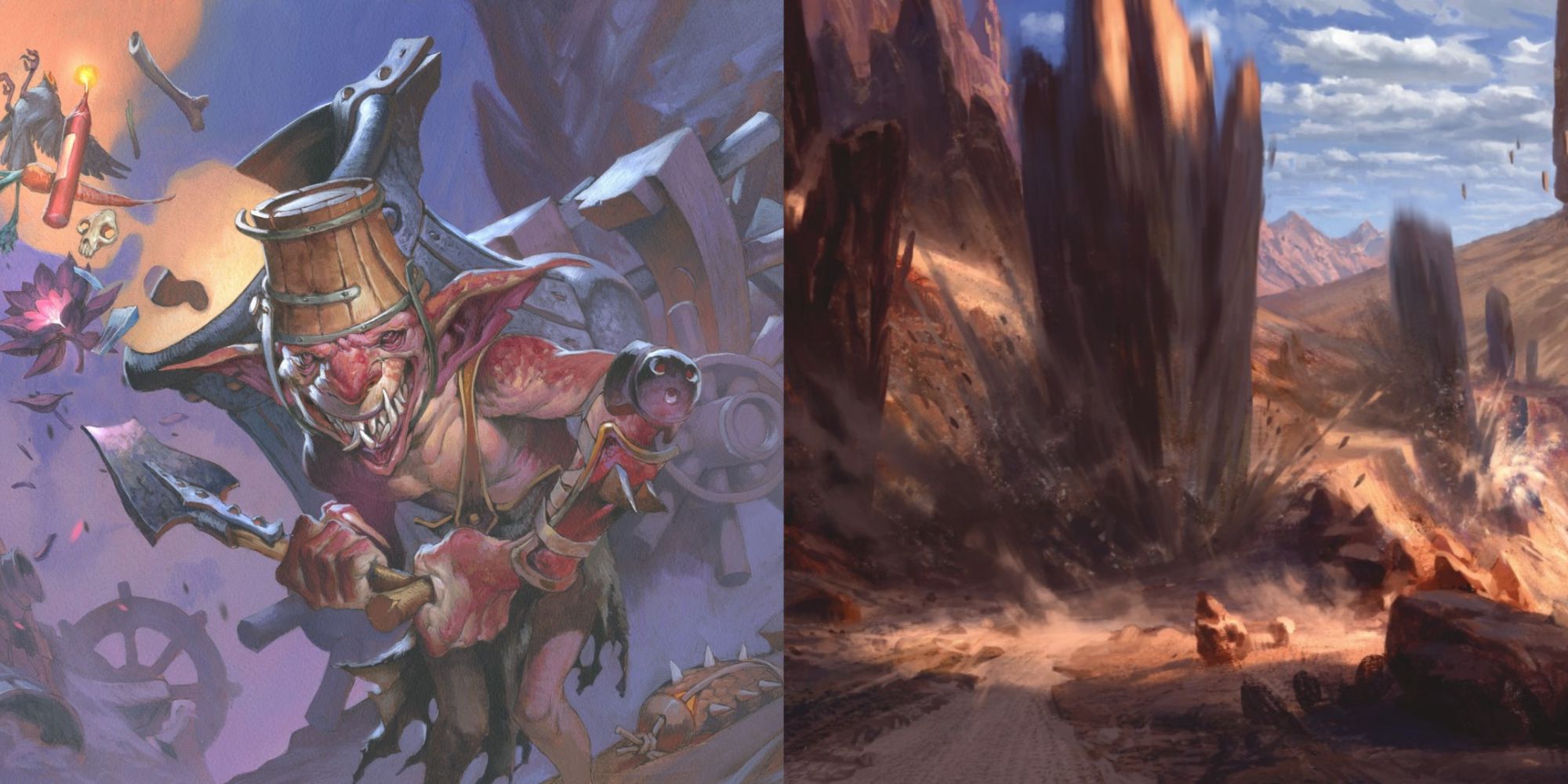 Goblin Charbelcher and Shatterskull Smashing art art