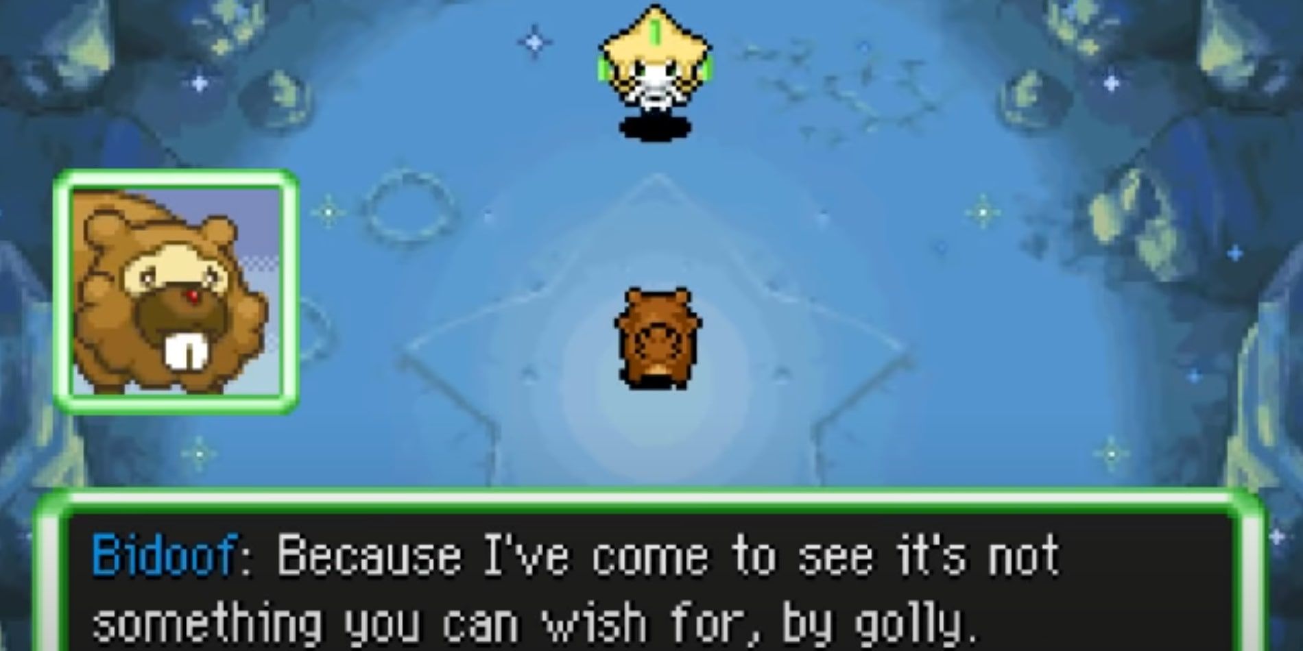 Bidoof's Wish Special Episode ending in Pokemon Mystery Dungeon, Explorers of Sky
