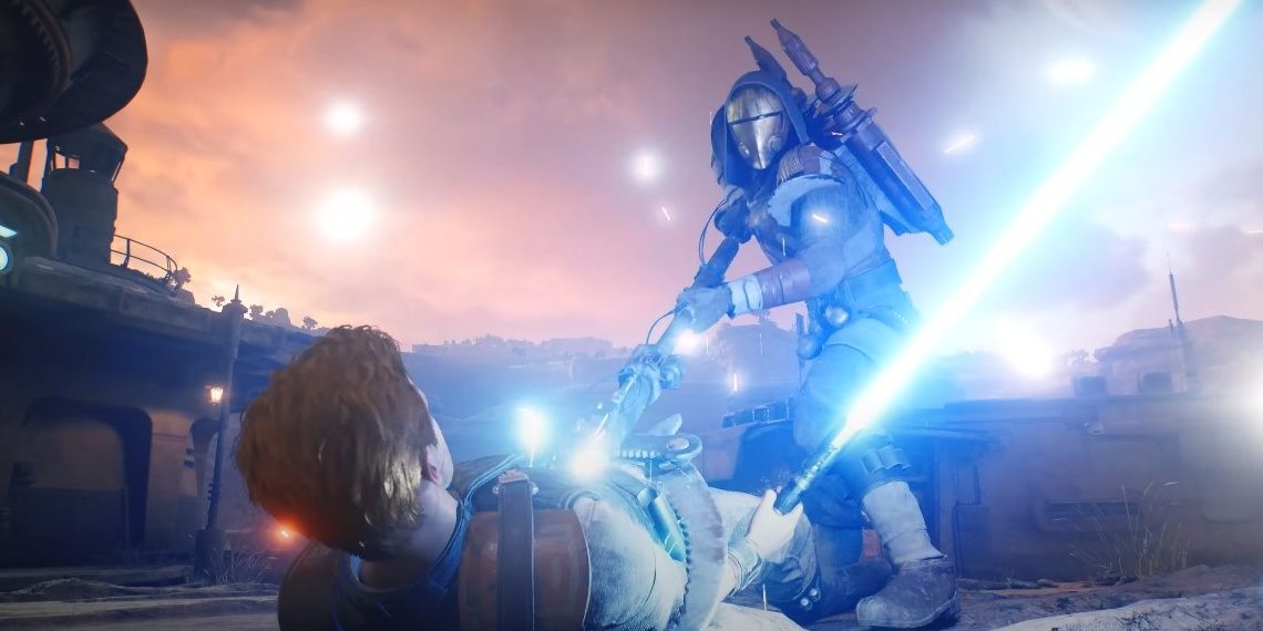 Cal being attacked in Jedi Survivor