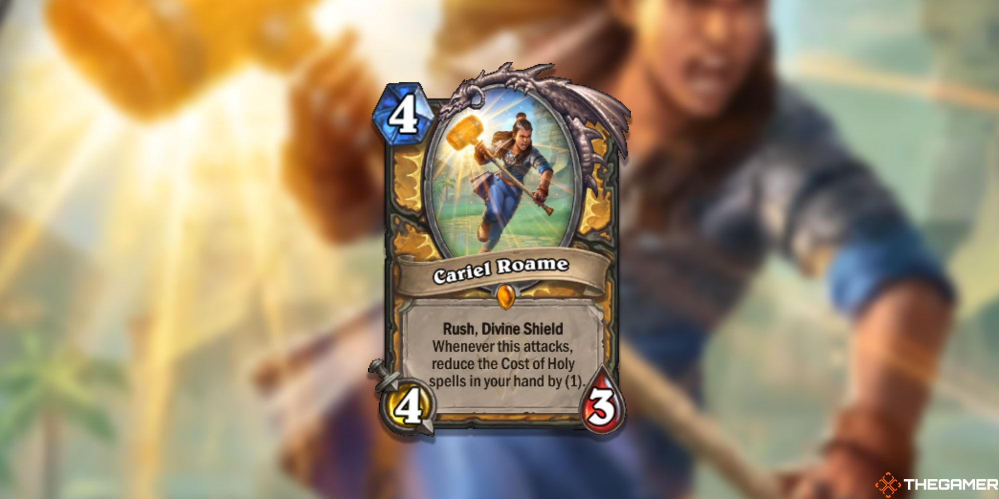 Cariel Roame Hearthstone Card