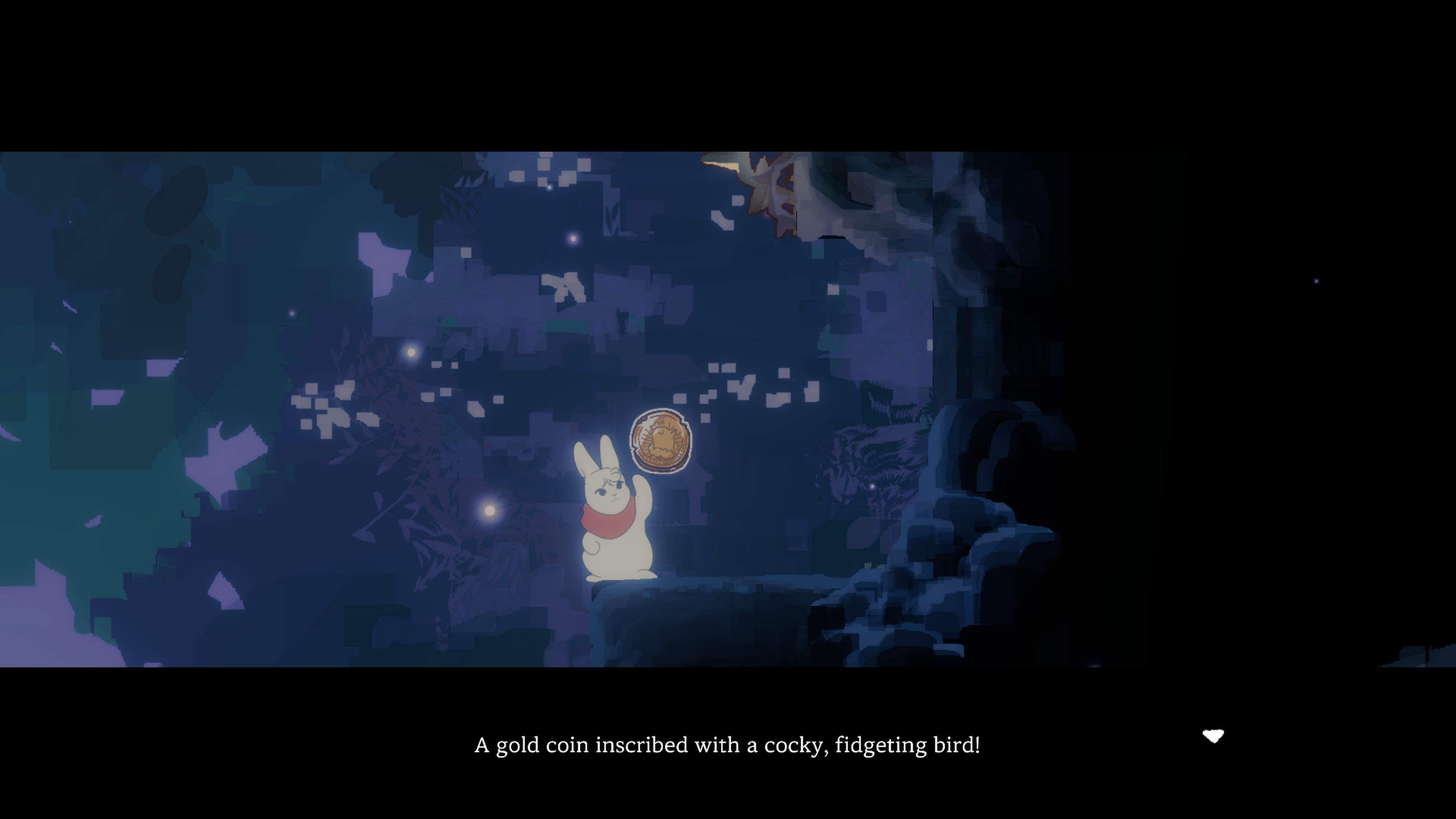 Liebe finding hidden coin in Lapin