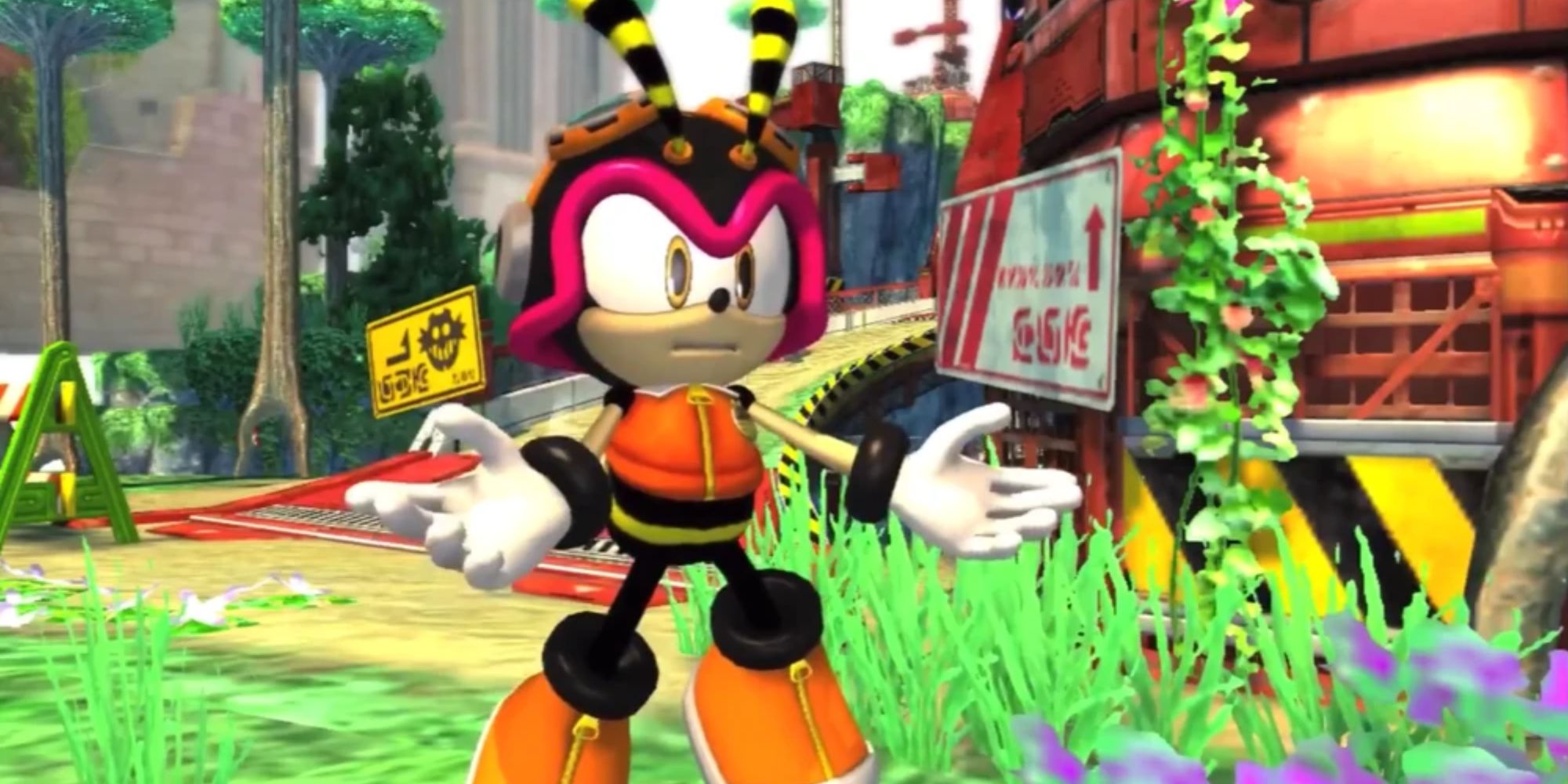Charmy Bee Asks a Question in Sonic Generations