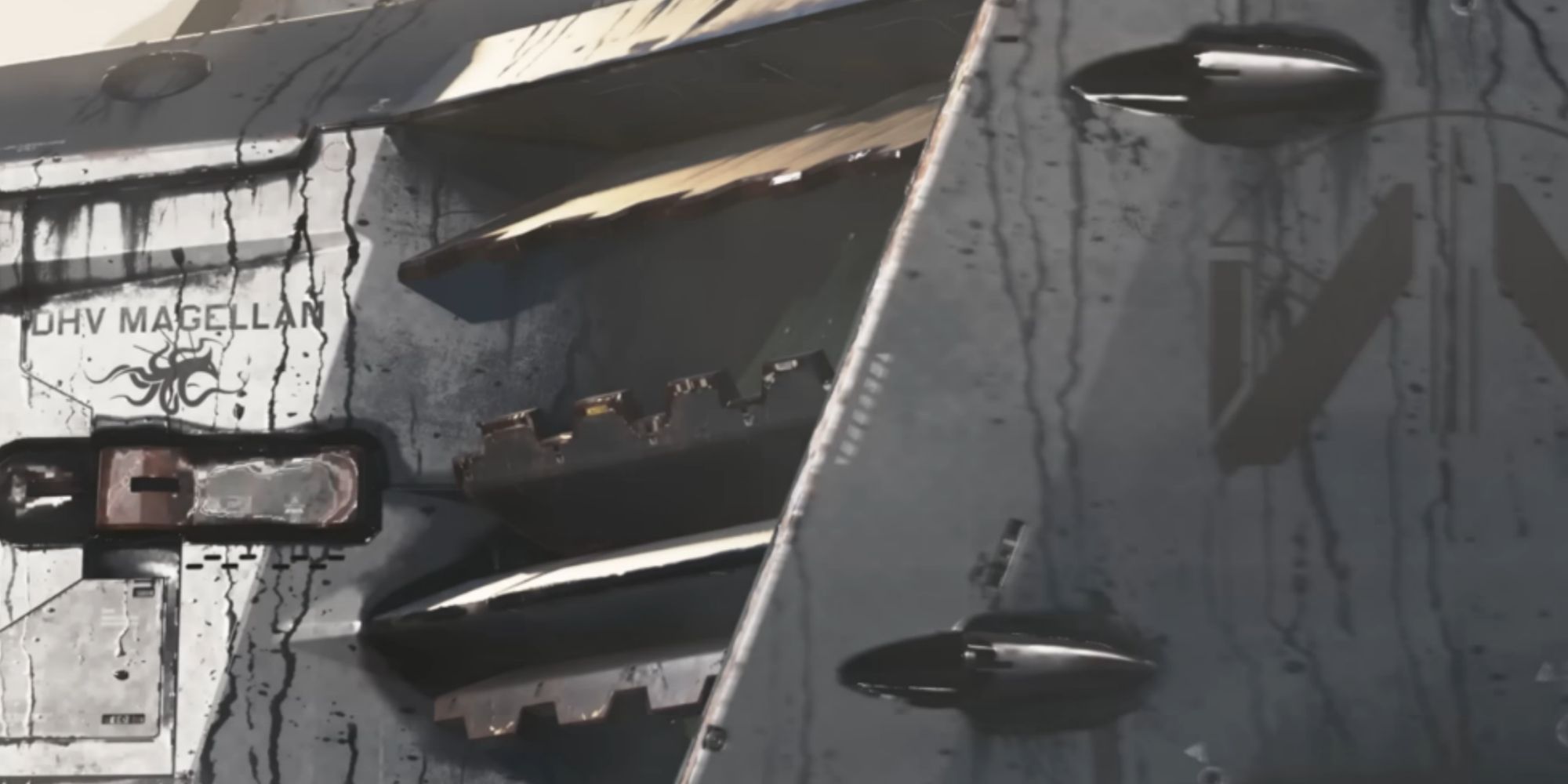 Ship shiny silver logo