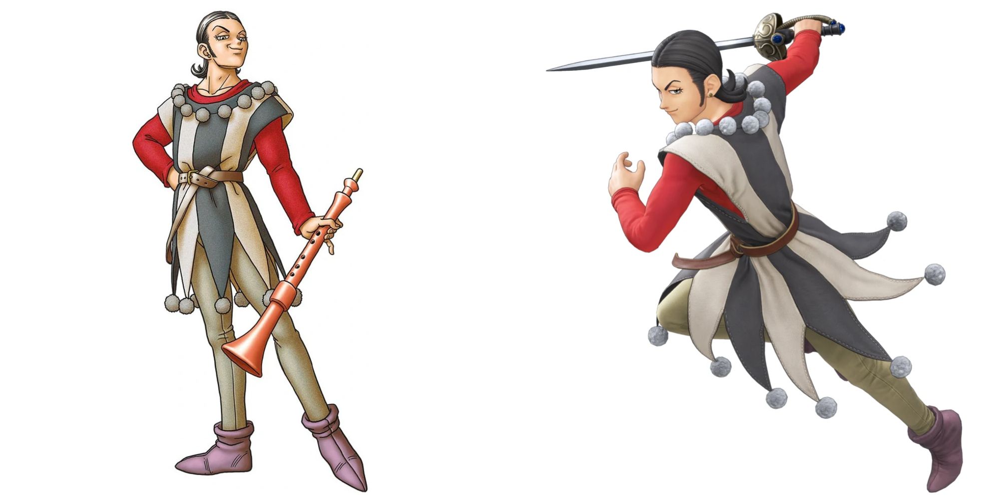 dragon quest 11 sylvando art and render