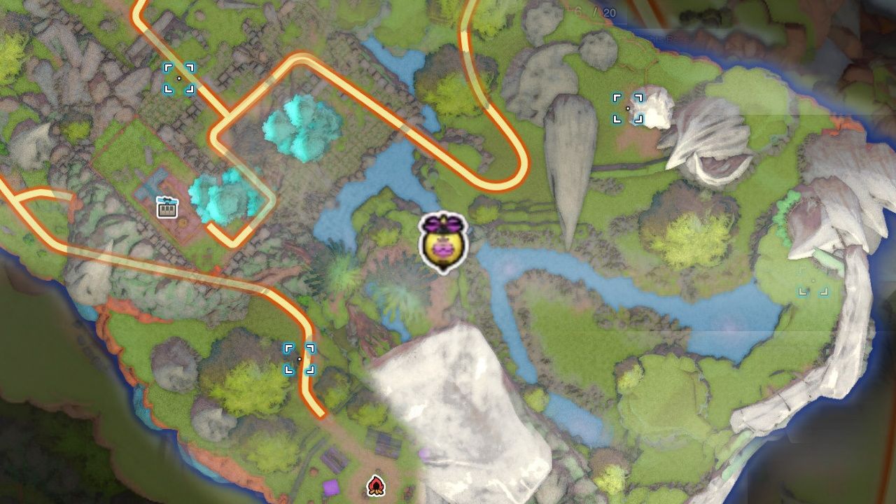 Dragon Quest Treasures,Balloons In Paternoggin, Lickspittle, The Balloon In The Creak As Seen On Map