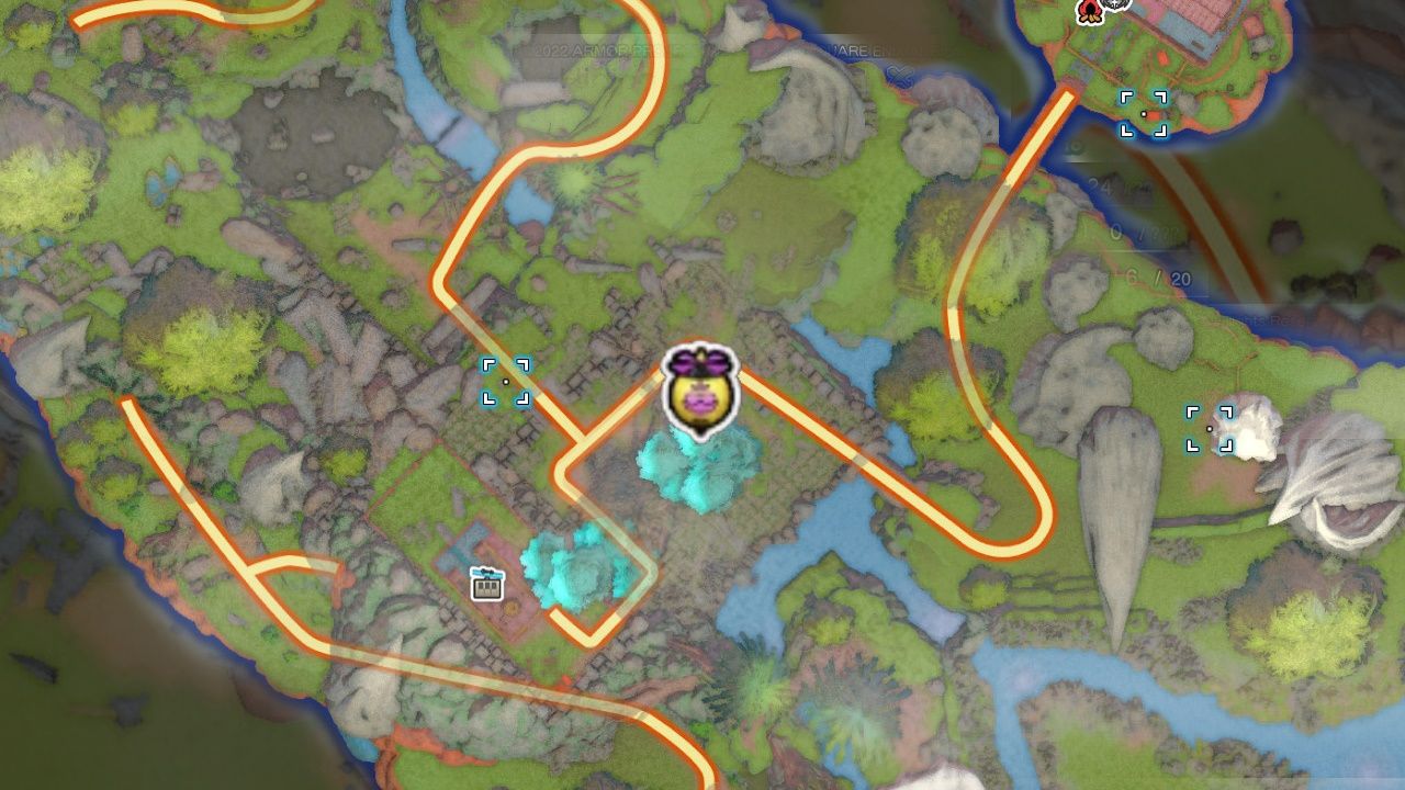 Dragon Quest Treasures,Balloons In Paternoggin, Lickspittle, The Balloon Next To The Golems As Seen On Map