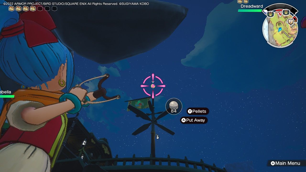 Dragon Quest Treasures,Balloons In Paternoggin, The Balloon Floating Above The Stockade