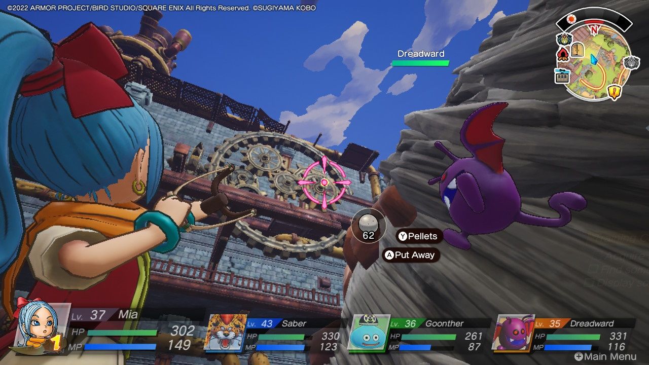 Dragon Quest Treasures,Balloons In Paternoggin, The Balloon Floating In Front Of The Factory