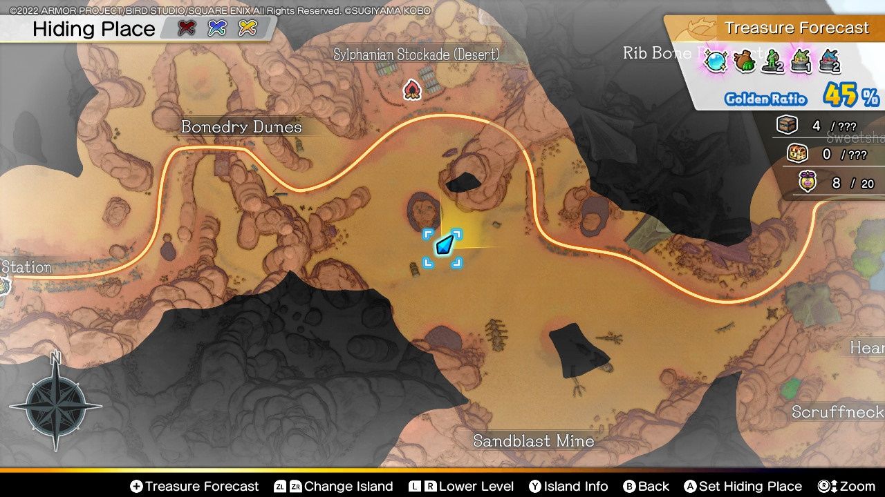 Dragon Quest Treasures, Heartless Hunter Quests, Fighting Dune Stalker Location