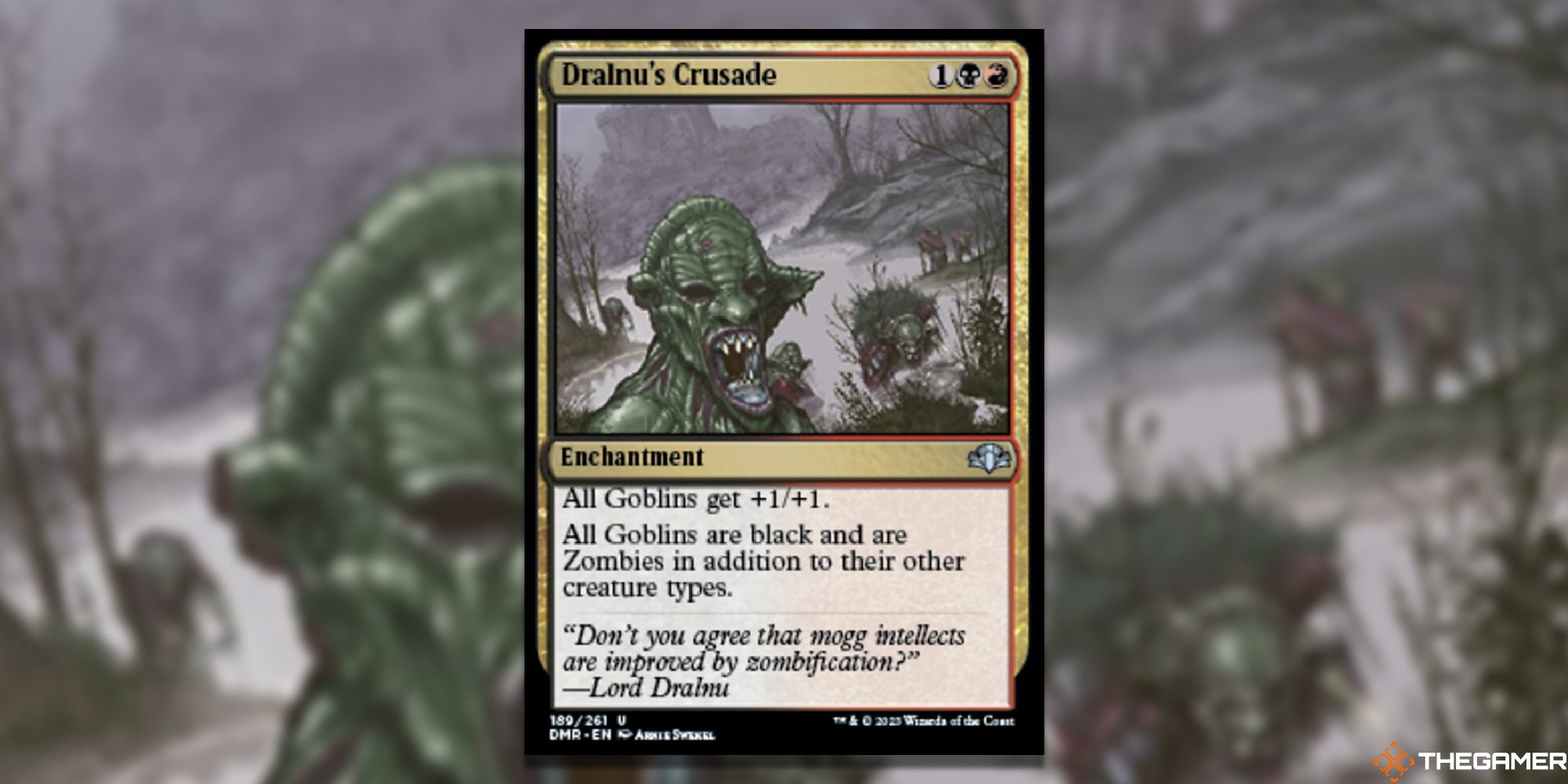Dralnu's Crusade Magic The Gathering Card