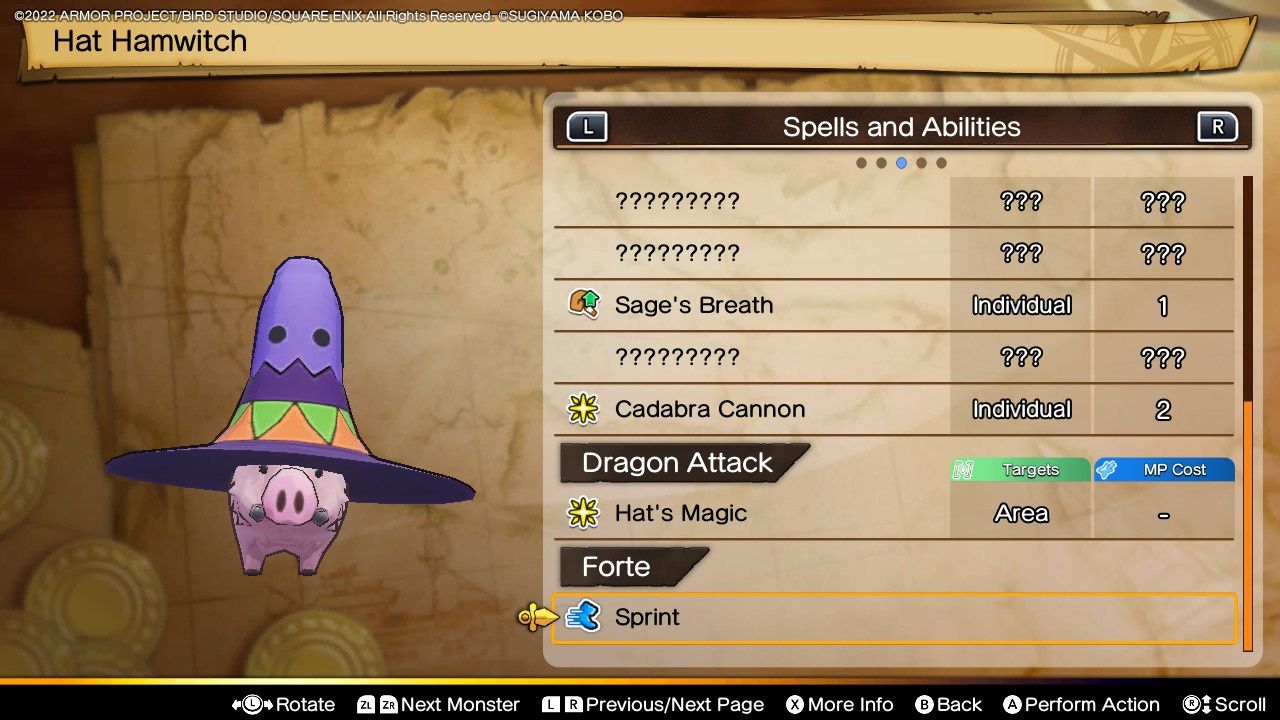 Dragon Quest Treasures, Hat Hamwitch Profile