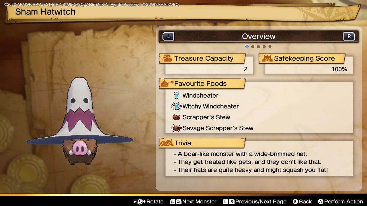 Dragon Quest Treasures, Sham Hatwitch Profile