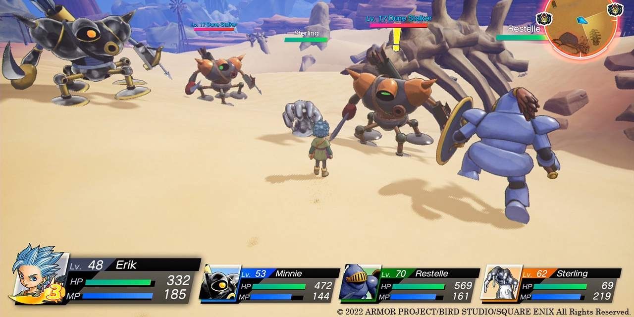 Dune Stalker dragon quest treasures Restless armor