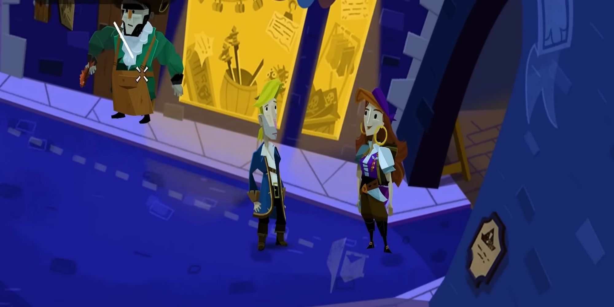 Elaine and Guybrush Threepwood in Return to Monkey Island
