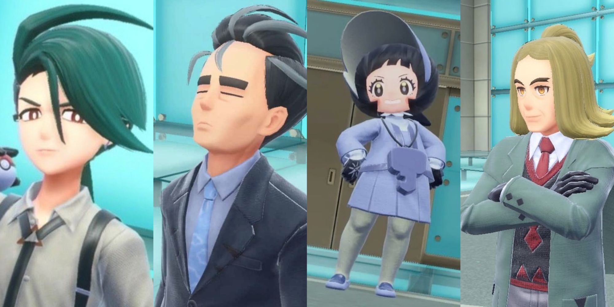 Every member of the Paldean Elite Four 