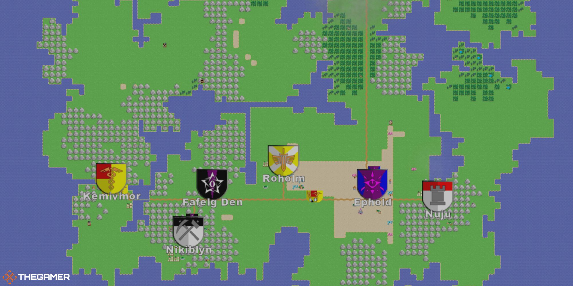 Endless RPG map example