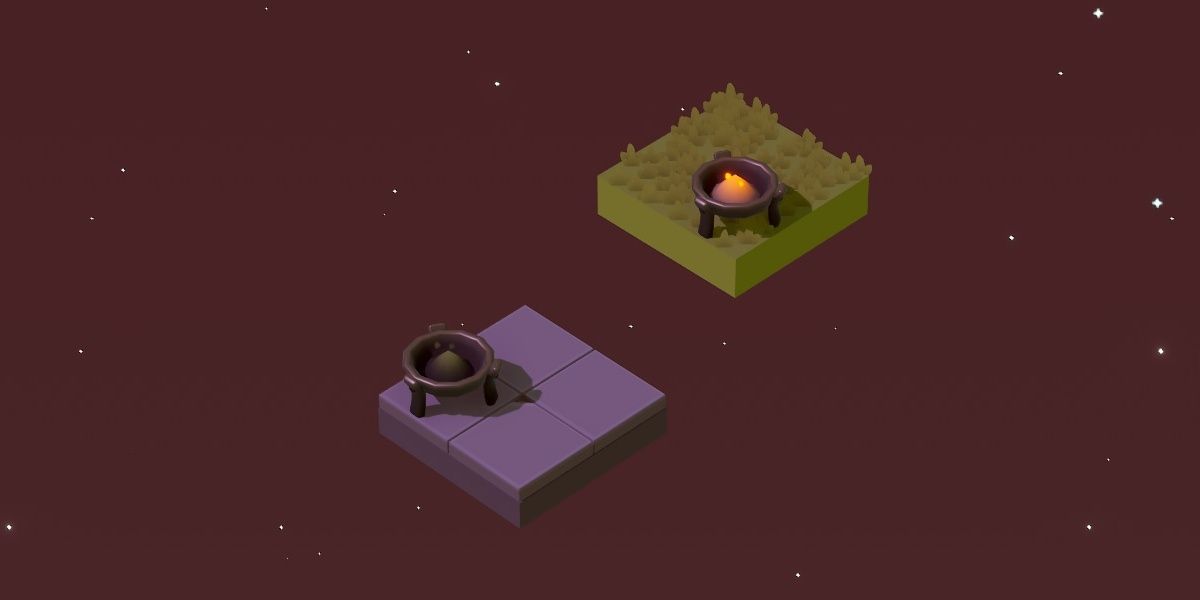Garden Galaxy Visitor Altar And Anti-Visitor Altar At Twilight 