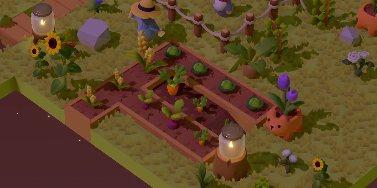 Garden Galaxy Farm Tiles With Carrots Wheat Lettuce Beetroot And Sunflowers