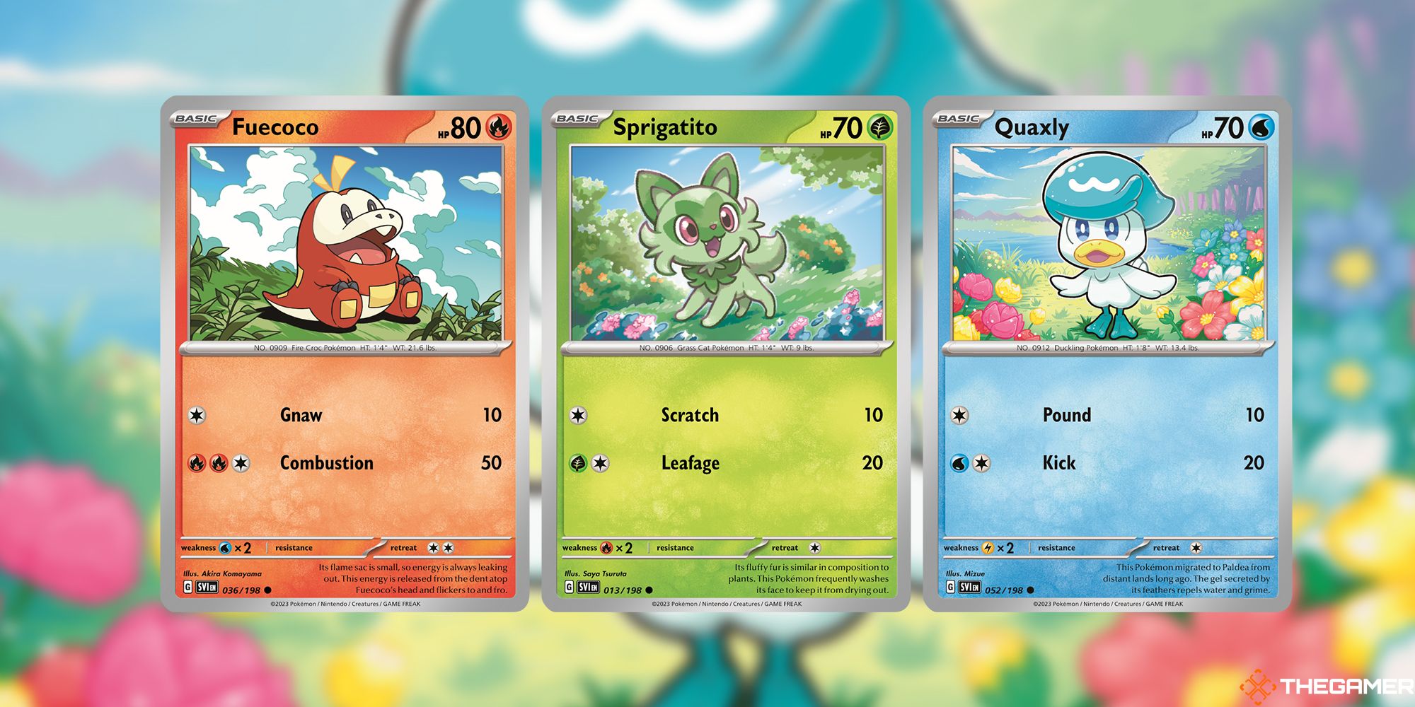 Gen 9 Starters SVTCG