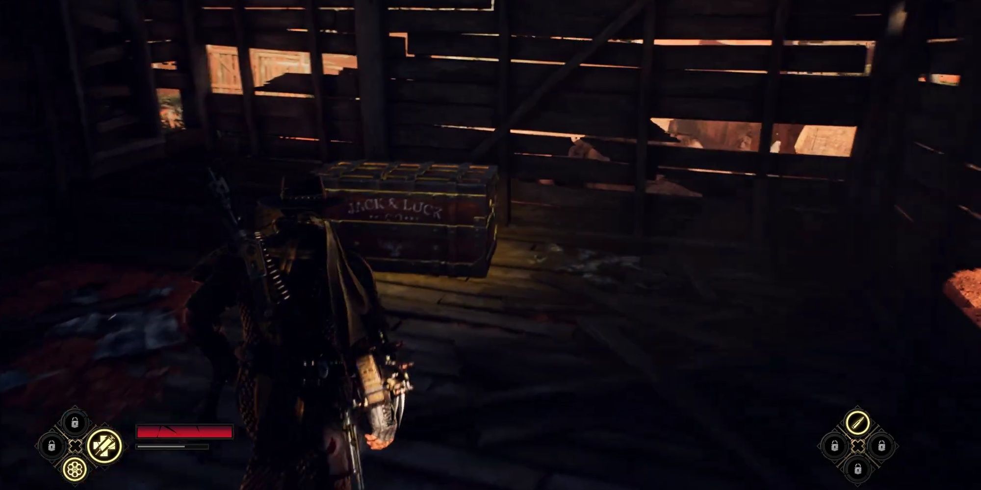 Evil West: Hidden Chest With The Ghost Scarf Skin 