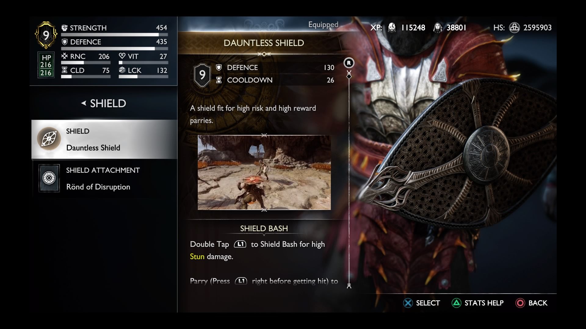 God Of War Dauntless Shield