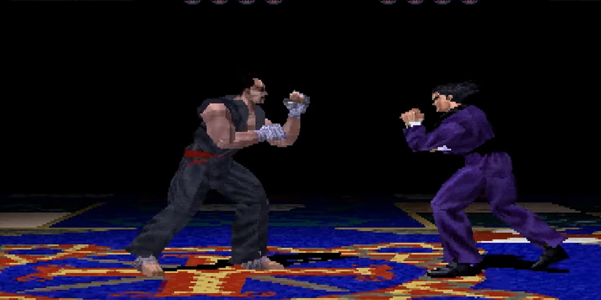 Heihachi and Kazuya in Tekken 2