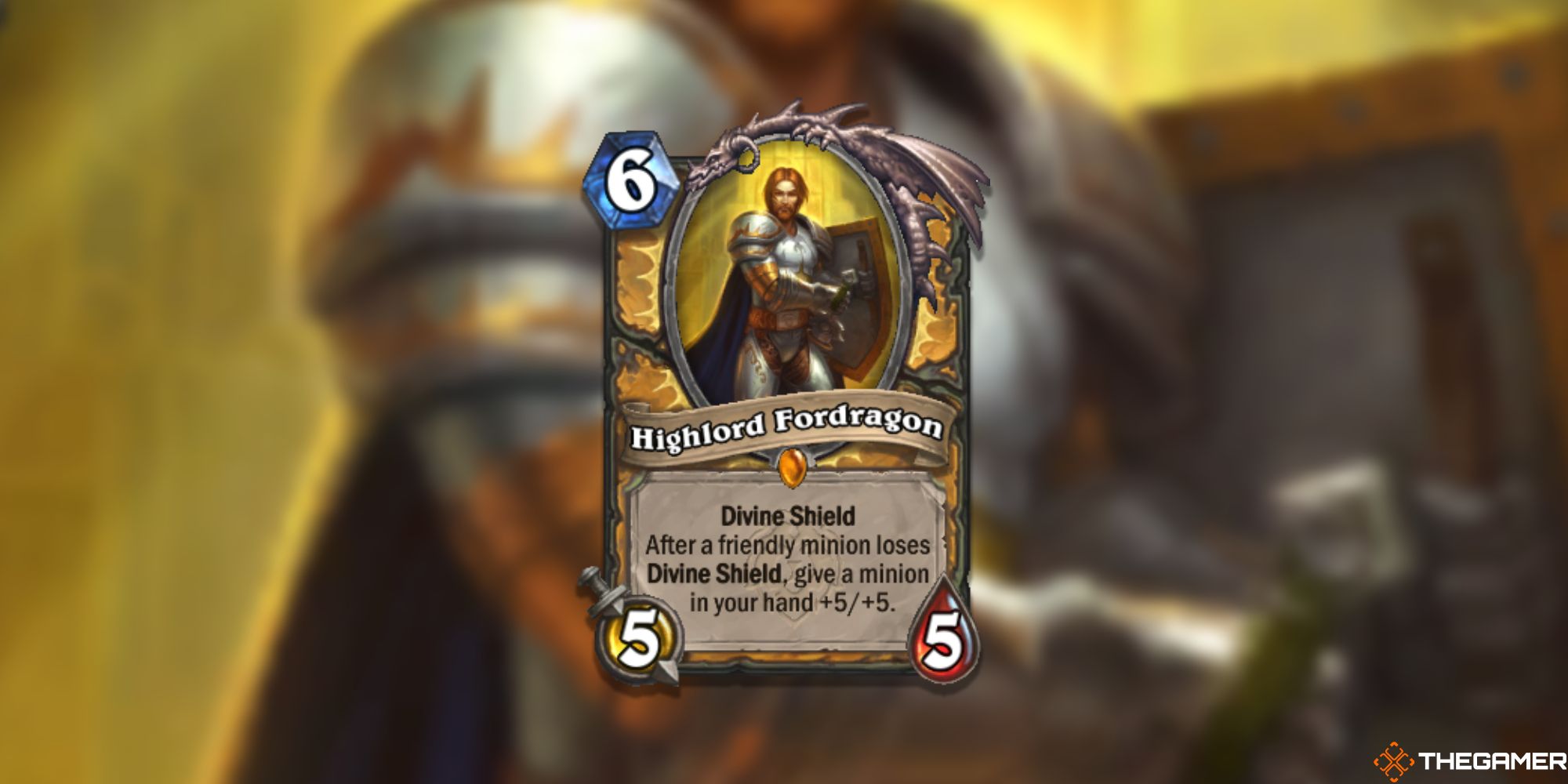 Highlord Fordragon Hearthstone Card