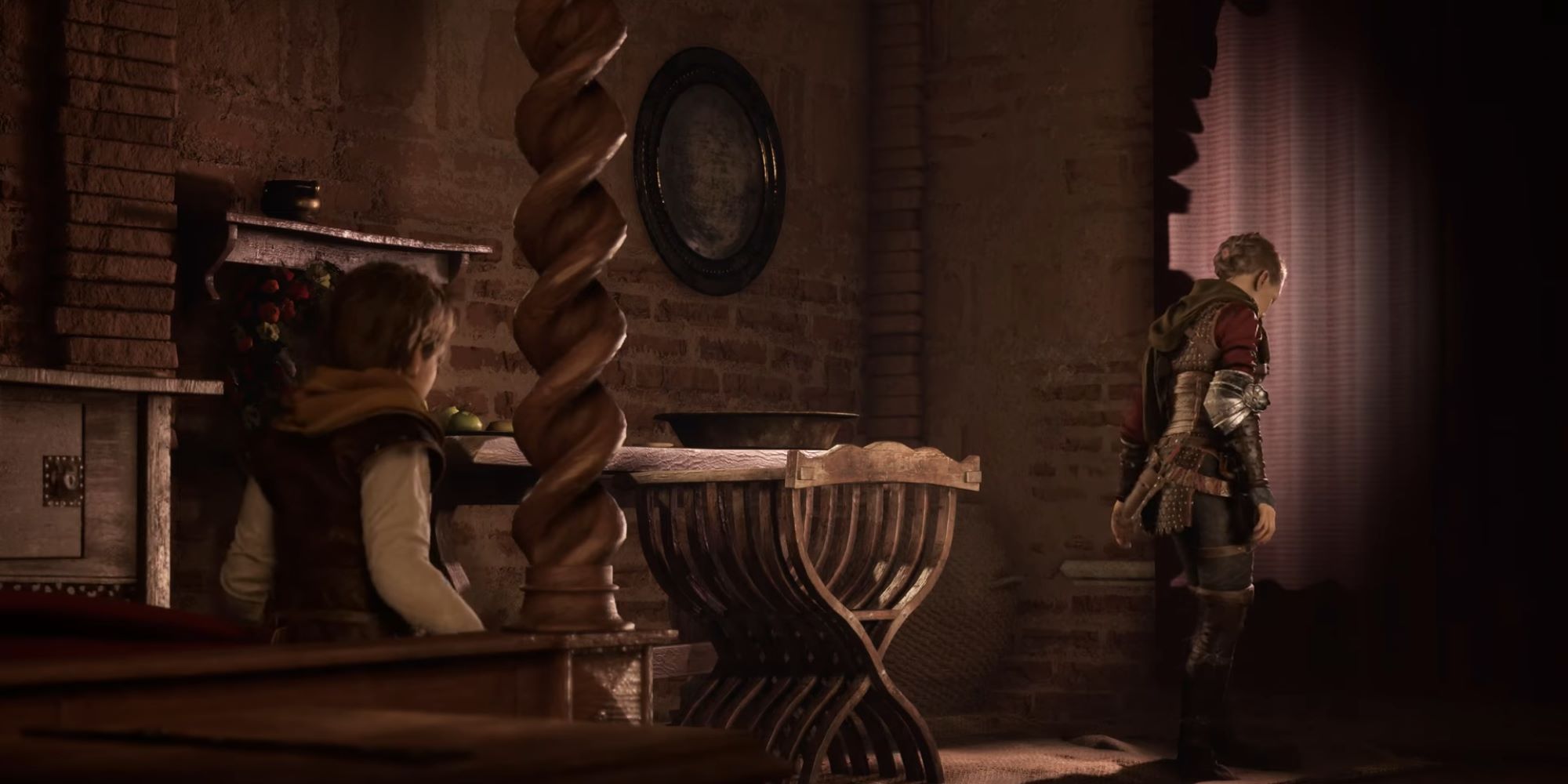 Hugo and Amicia in a Plague Tale Requiem