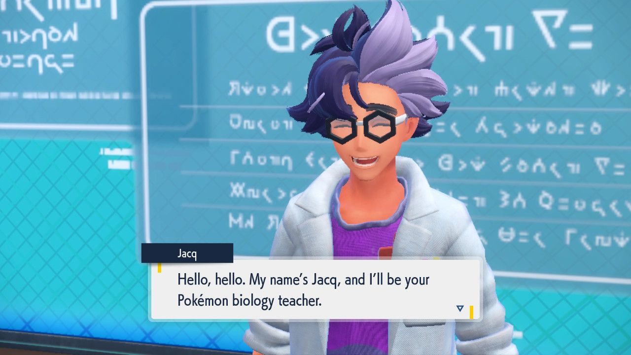 Professor Jacq Pokemon Scarlet Violet Biology Class