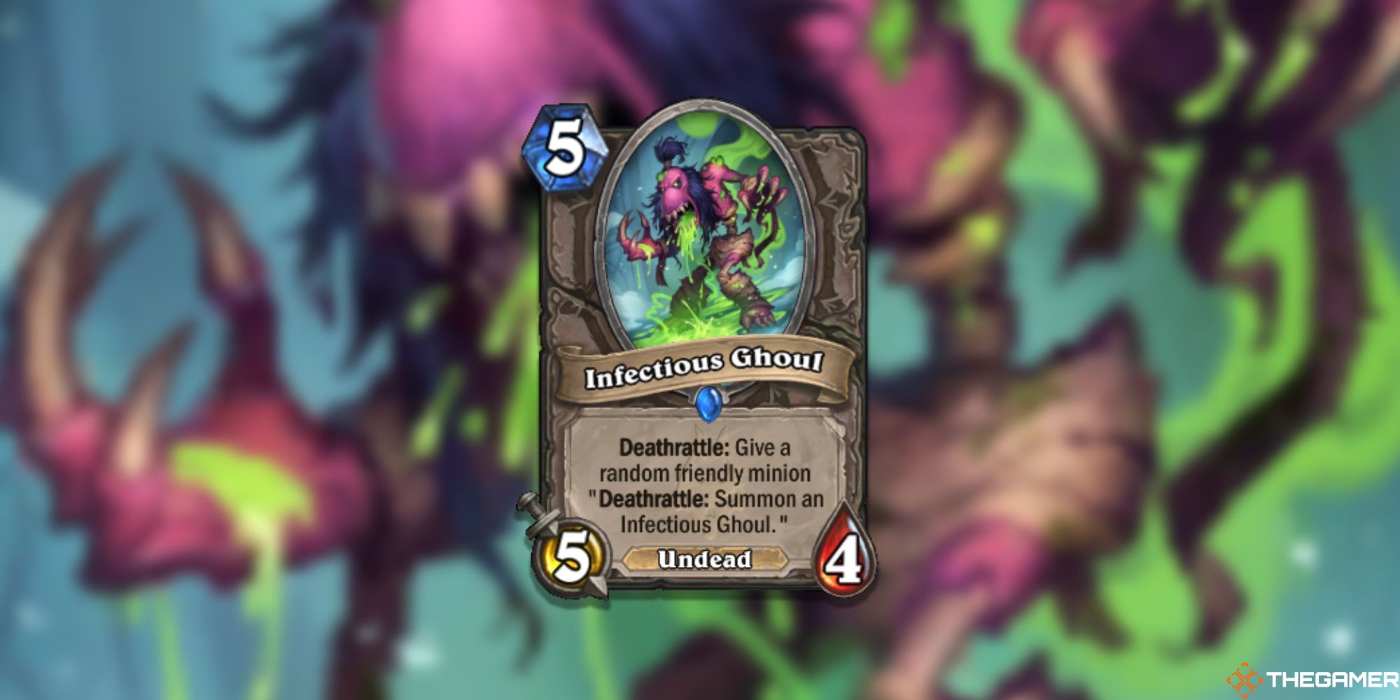 Infectious Ghoul Hearthstone Card
