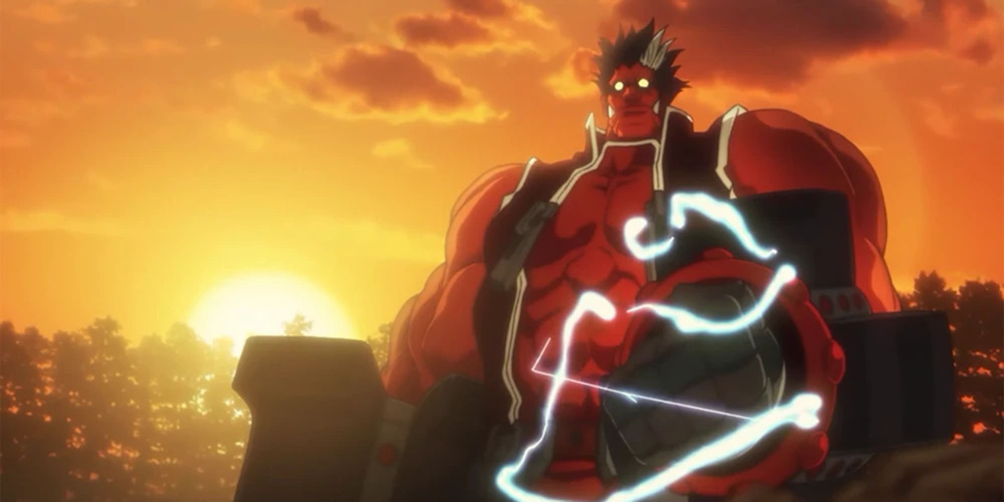 Iron Tager in Blazblue Cross Tag Battle