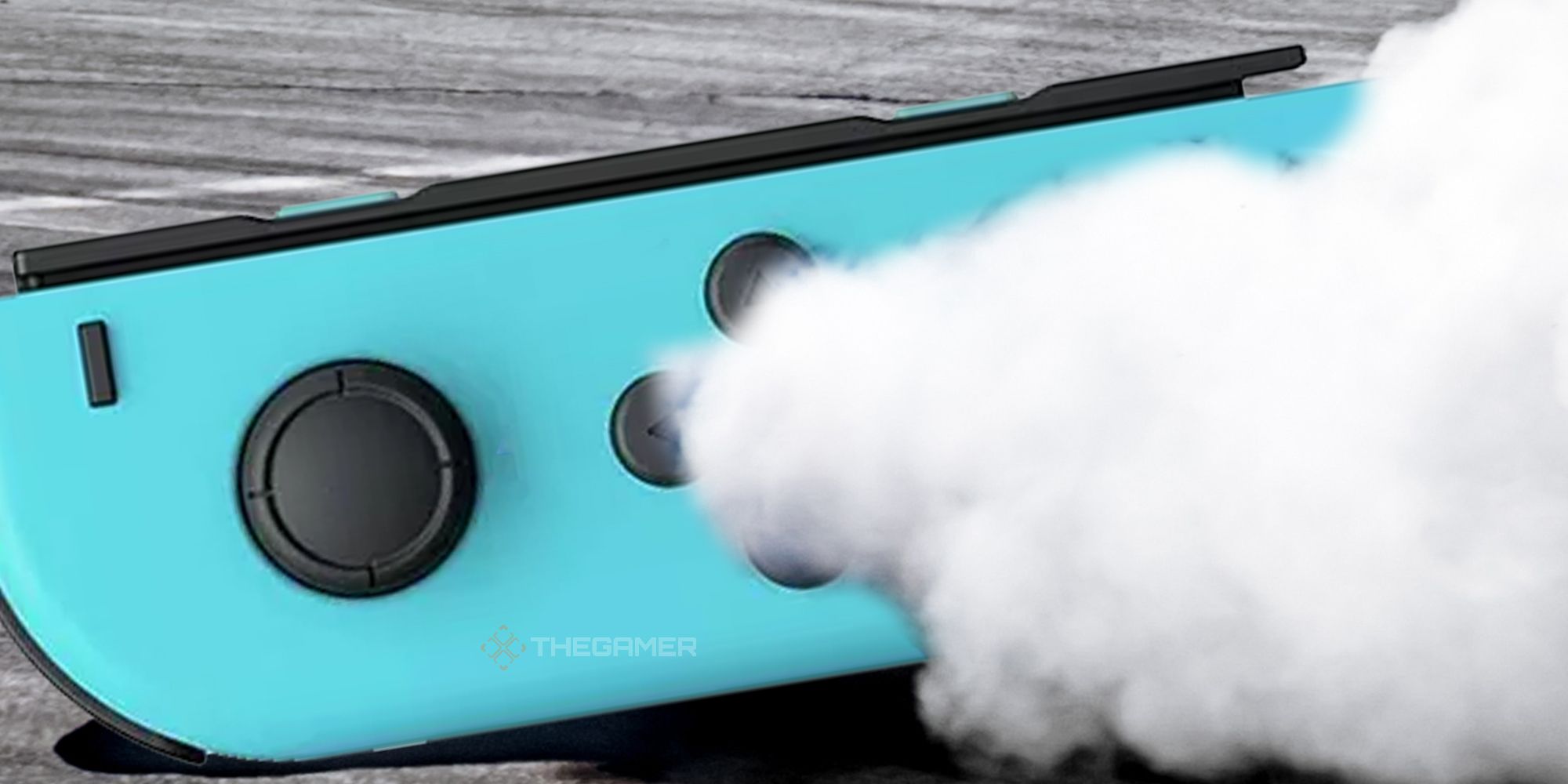 smoking nintendo switch joy-con