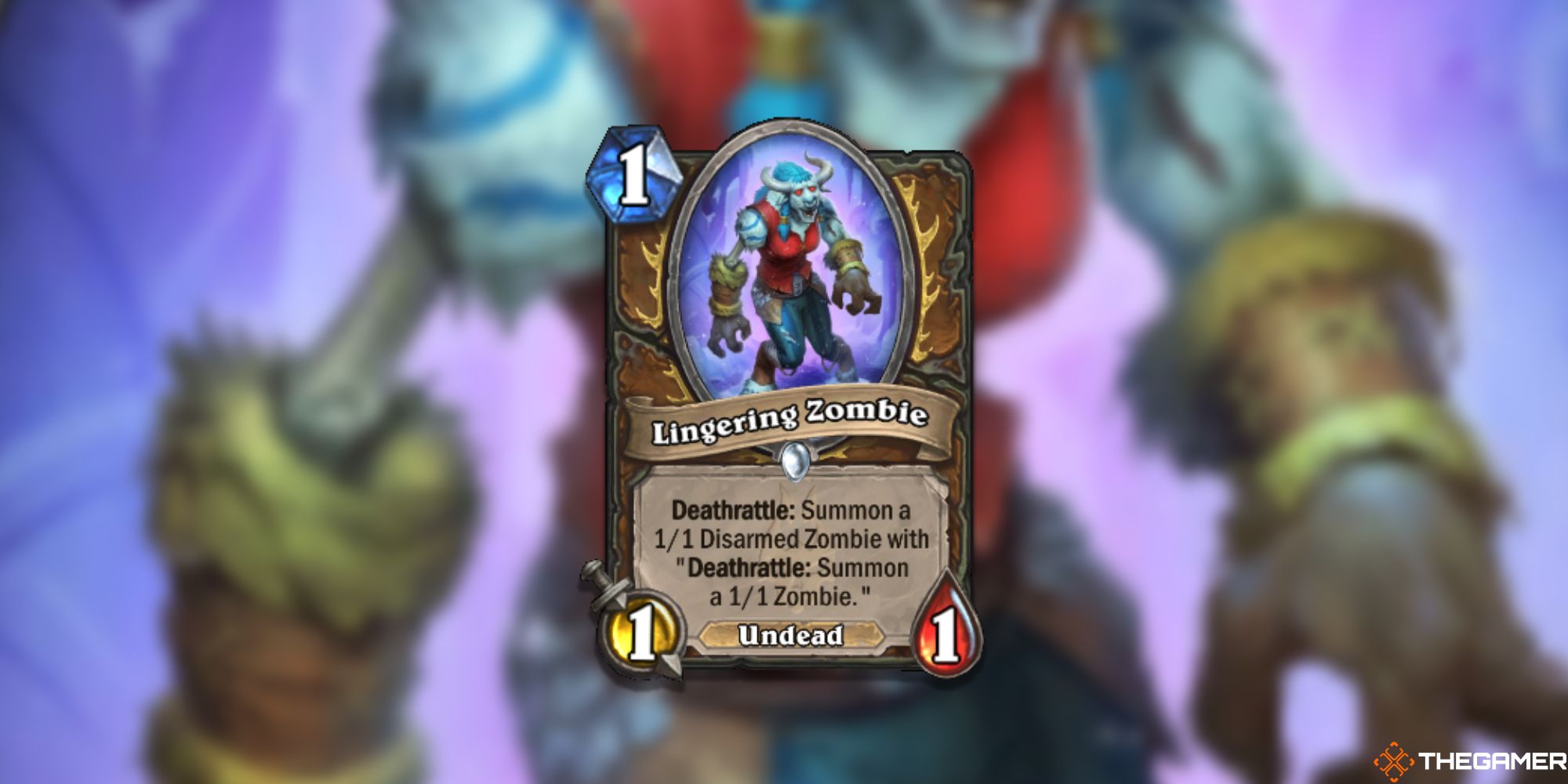 Lingering Zombie Hearthstone Card