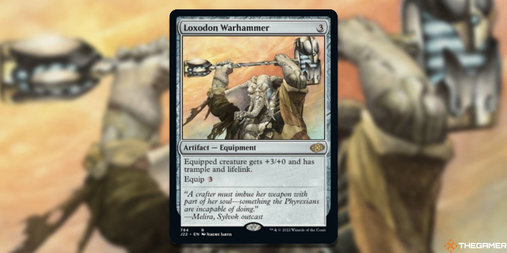 Loxodon Warhammer by Jeremy Jarvis - MTG