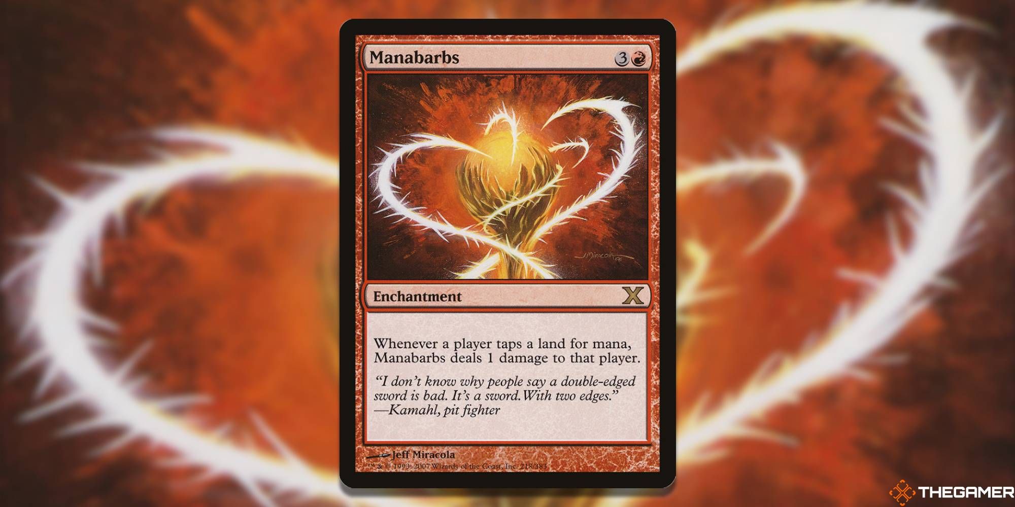 Manabarbs - MTG Funny Flavor