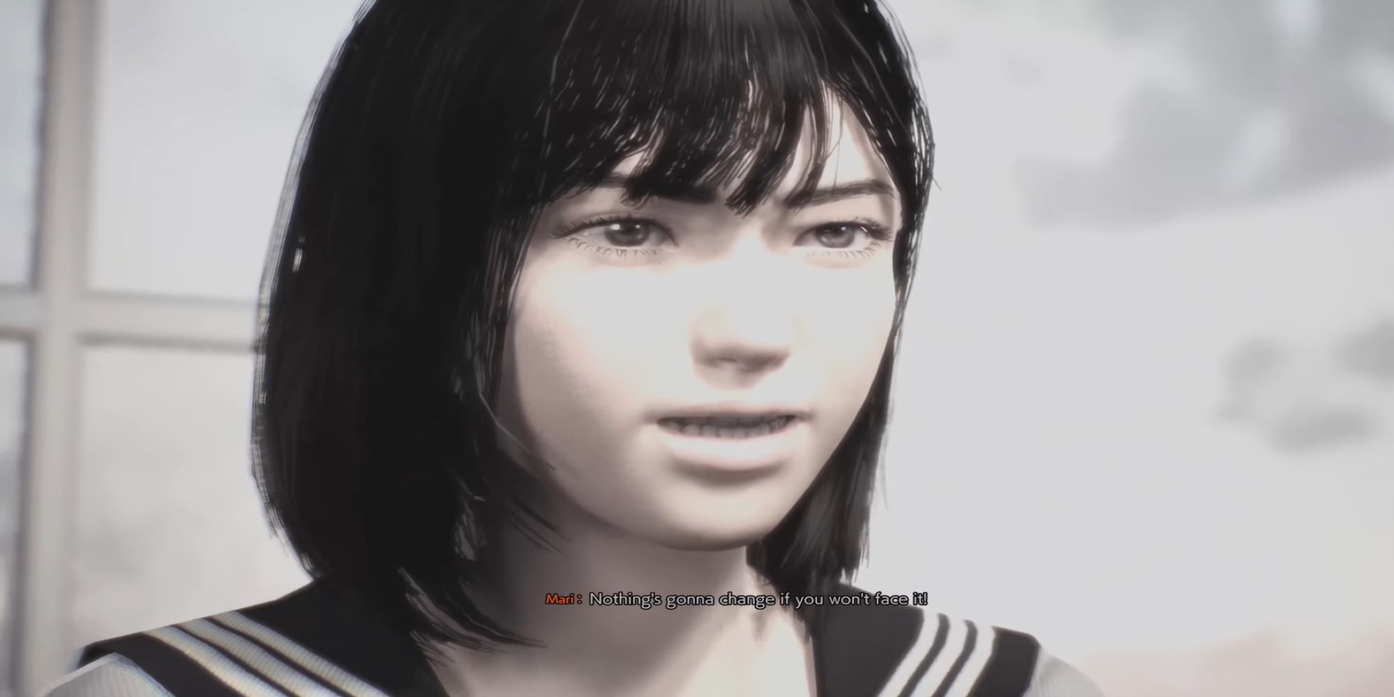 Mari talking about facing fears in Ghostwire Tokyo