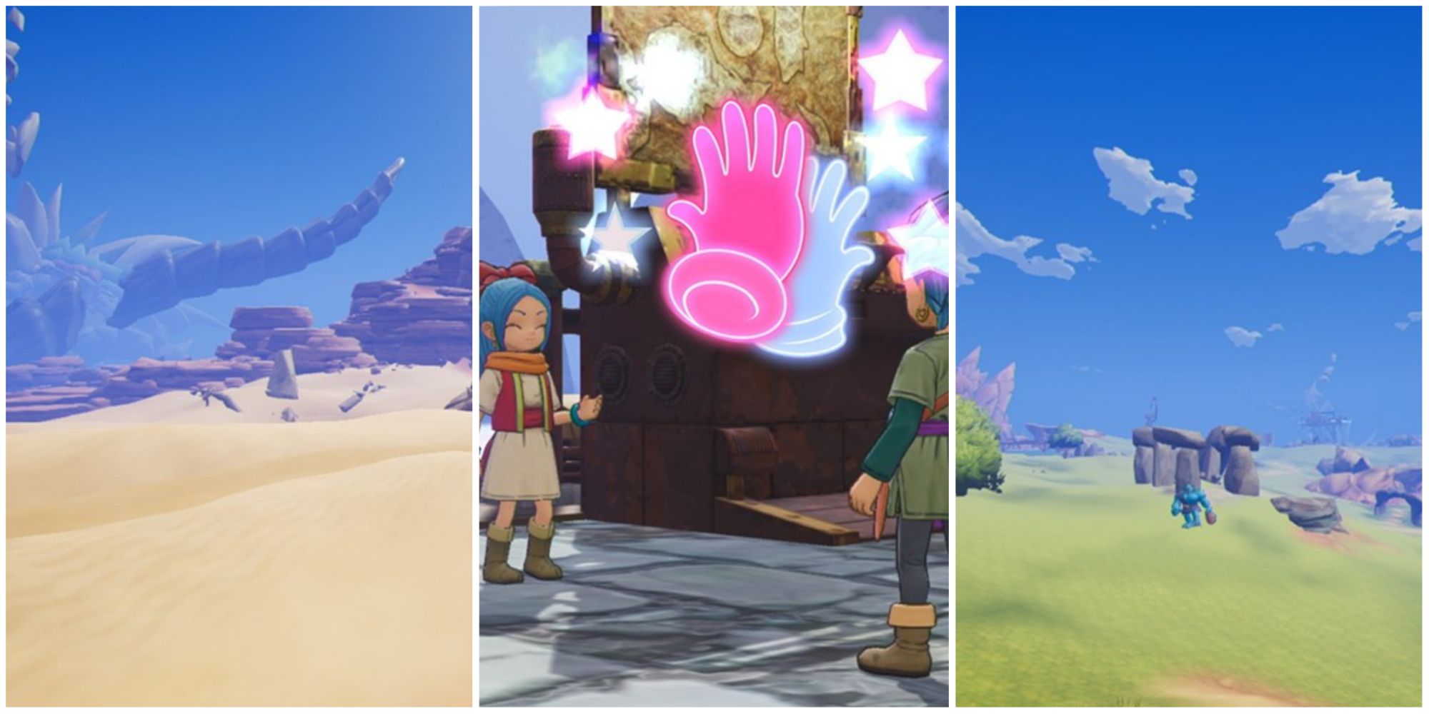 Mia Erik Dragon Quest Treasures split
