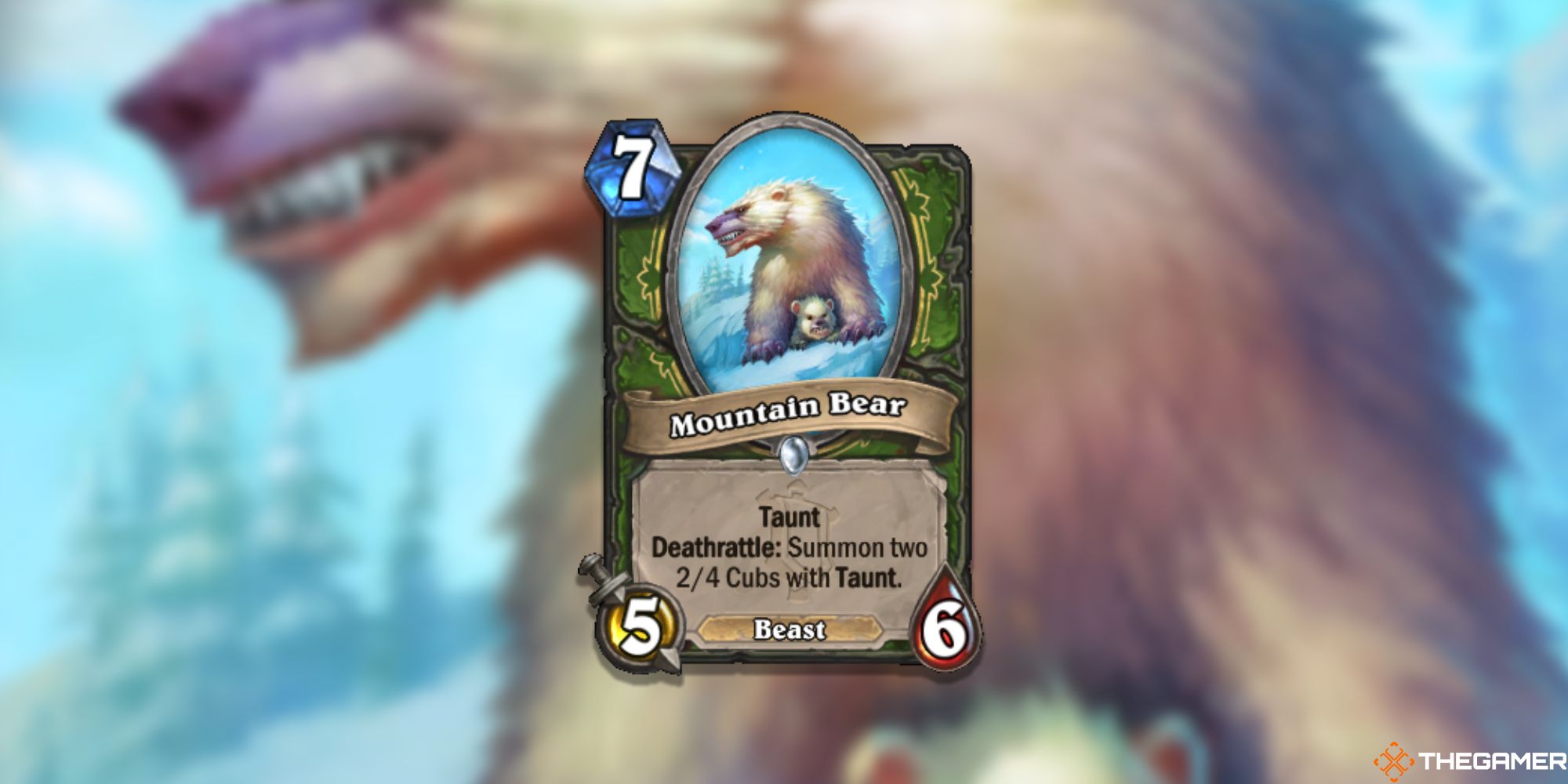 Mountain Bear Hearthstone Card